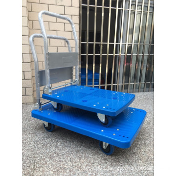 Four-wheeled Platform Trolley Tools Usage Hand Truck foldable